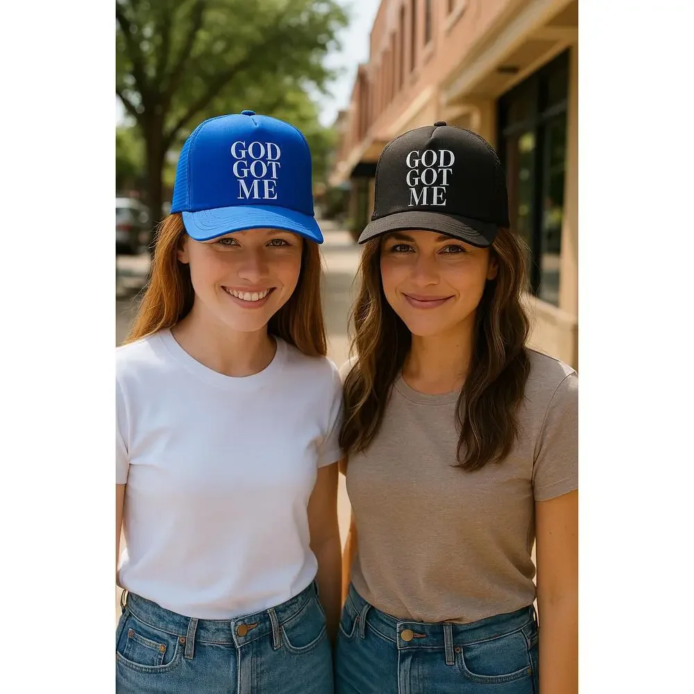 God Got Me Snapback Trucker Hat